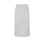 Long apron with slit and pockets