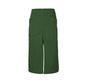 Long apron with slit and pockets
