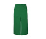 Long apron with slit and pockets