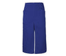 Long apron with slit and pockets