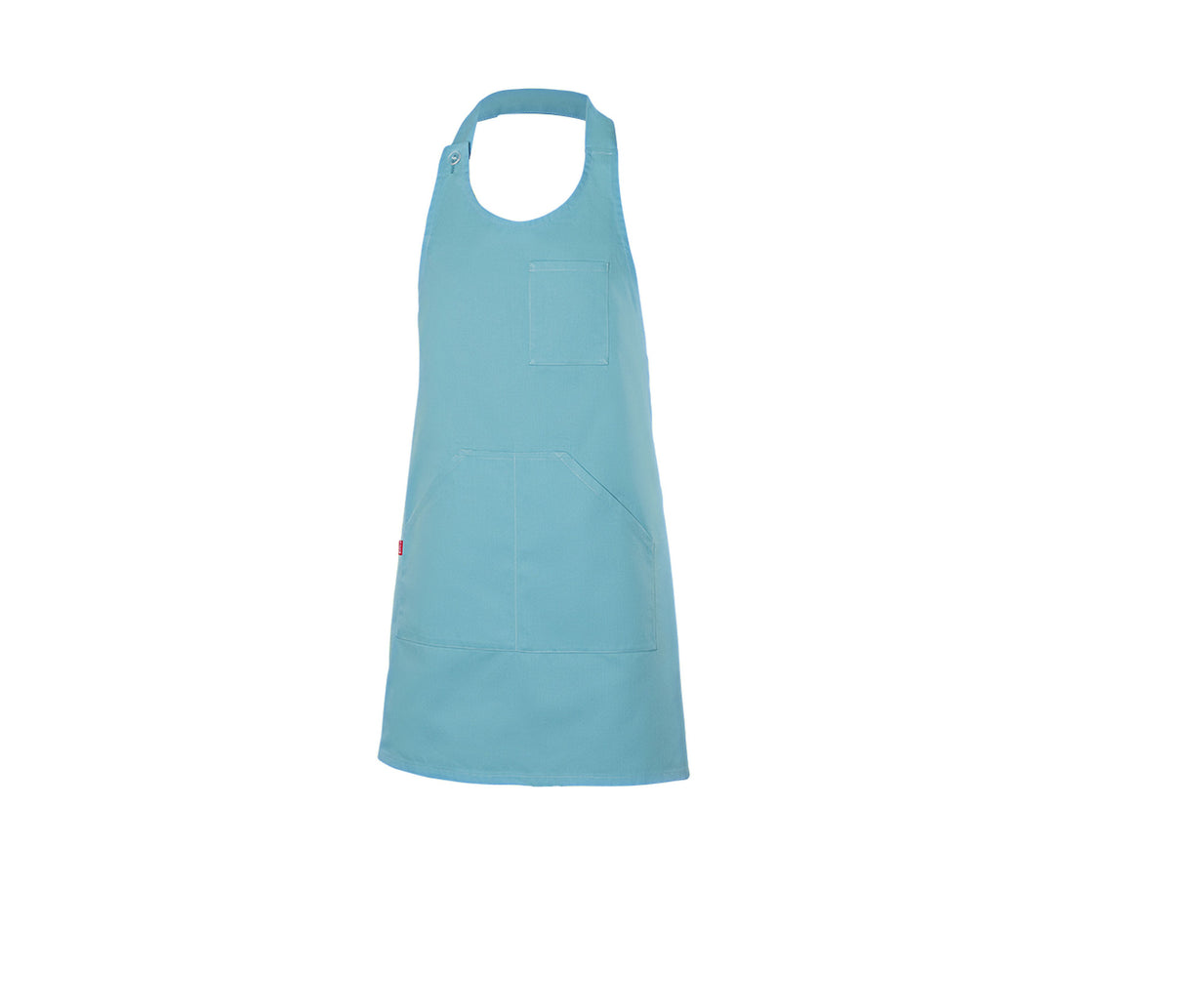 VELILLA SHORT BUTTONED BIB APRON