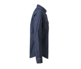 VELILLA WOMEN'S LONG-SLEEVE STRETCH DENIM SHIRT