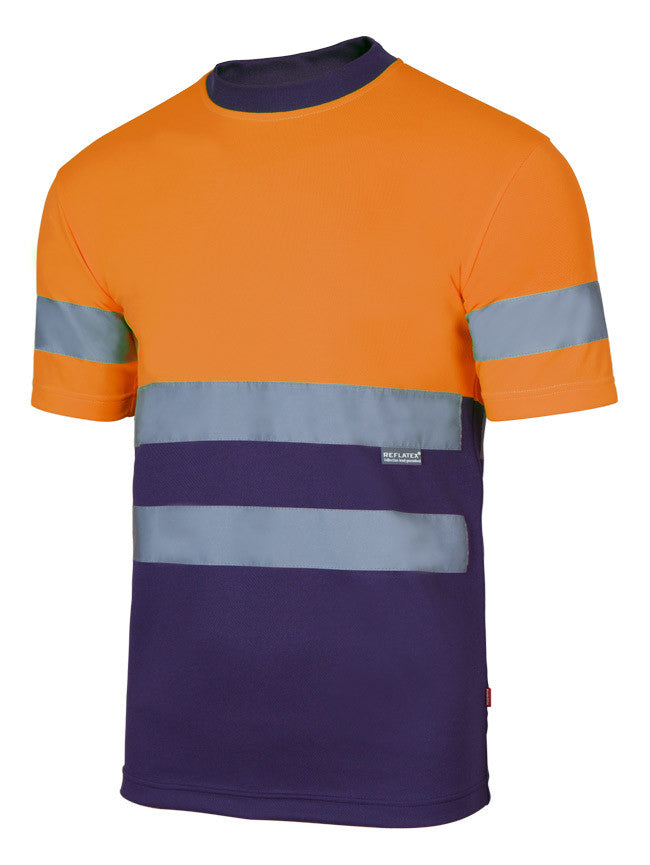 VELILLA TWO-TONE HIGH VISIBILITY TECHNICAL T-SHIRT