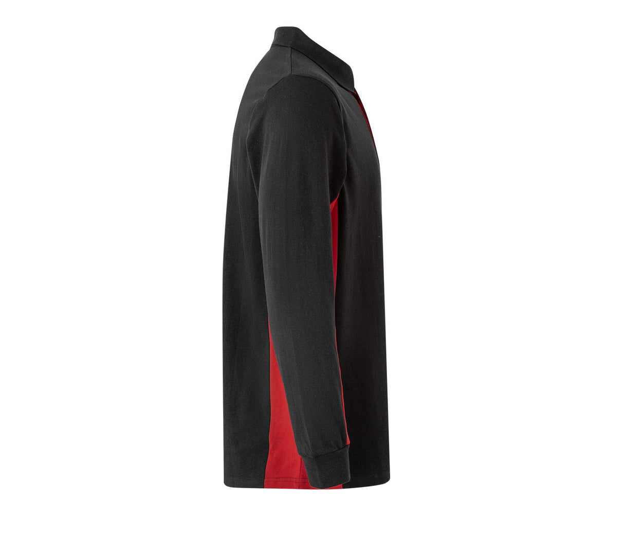 VELILLA TWO-TONE LONG-SLEEVE POLO SHIRT
