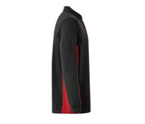 VELILLA TWO-TONE LONG-SLEEVE POLO SHIRT