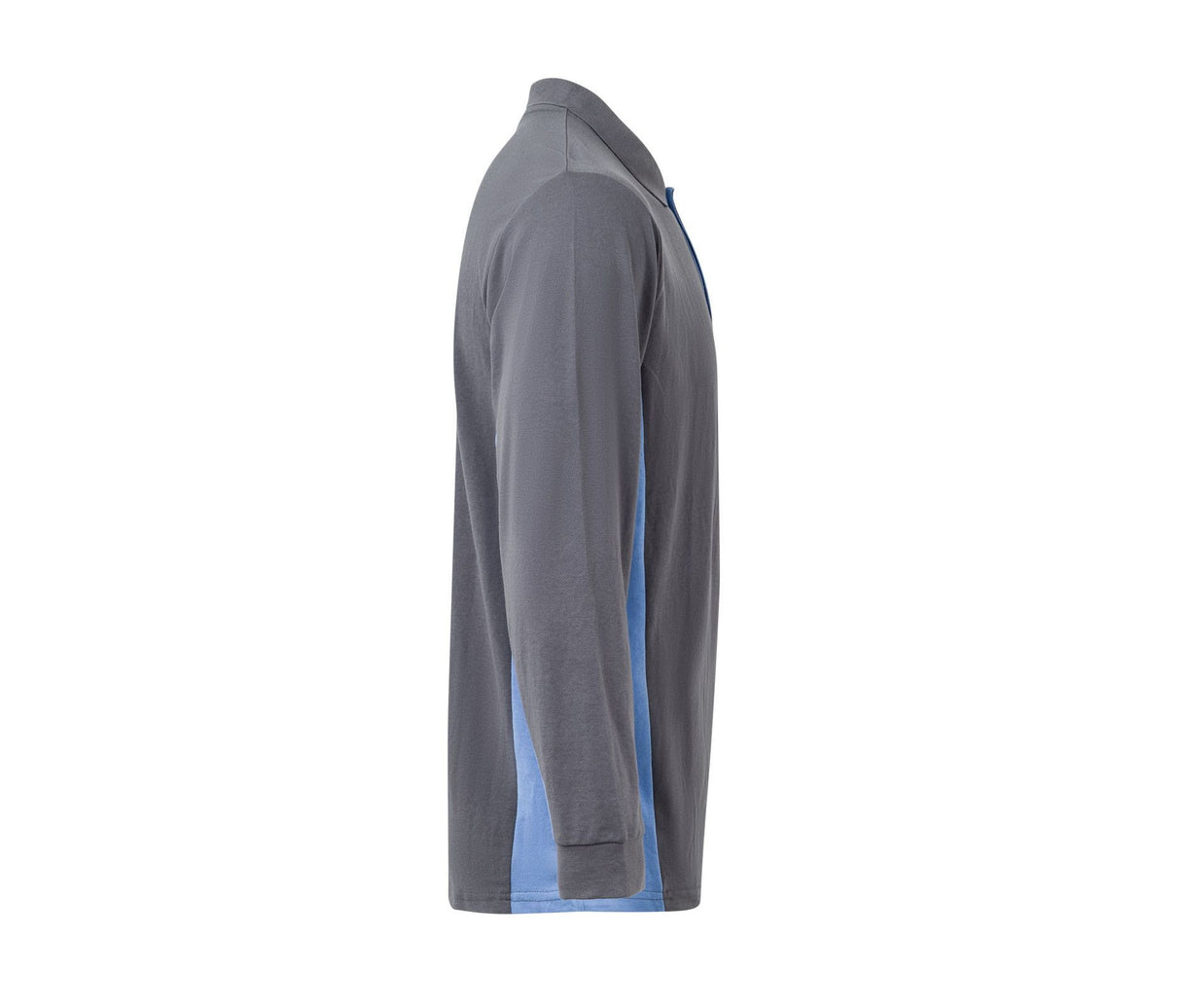 VELILLA TWO-TONE LONG-SLEEVE POLO SHIRT