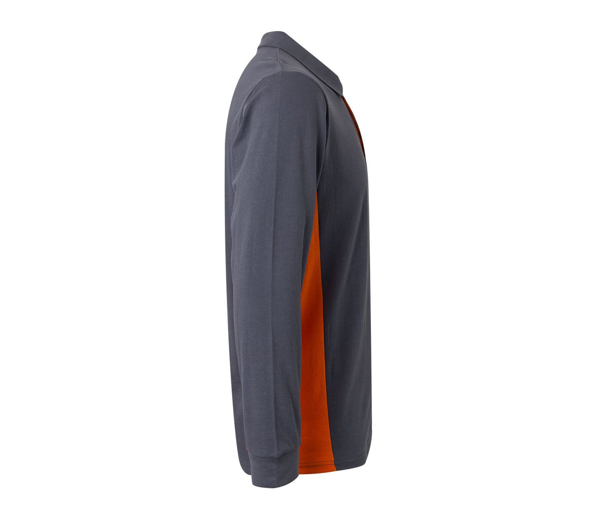 VELILLA TWO-TONE LONG-SLEEVE POLO SHIRT