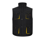 VELILLA TWO-TONE MULTI-POCKET PADDED VEST