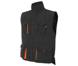 TWO-TONE MULTI-POCKET PADDED VEST