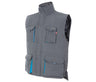 VELILLA TWO-TONE MULTI-POCKET PADDED VEST
