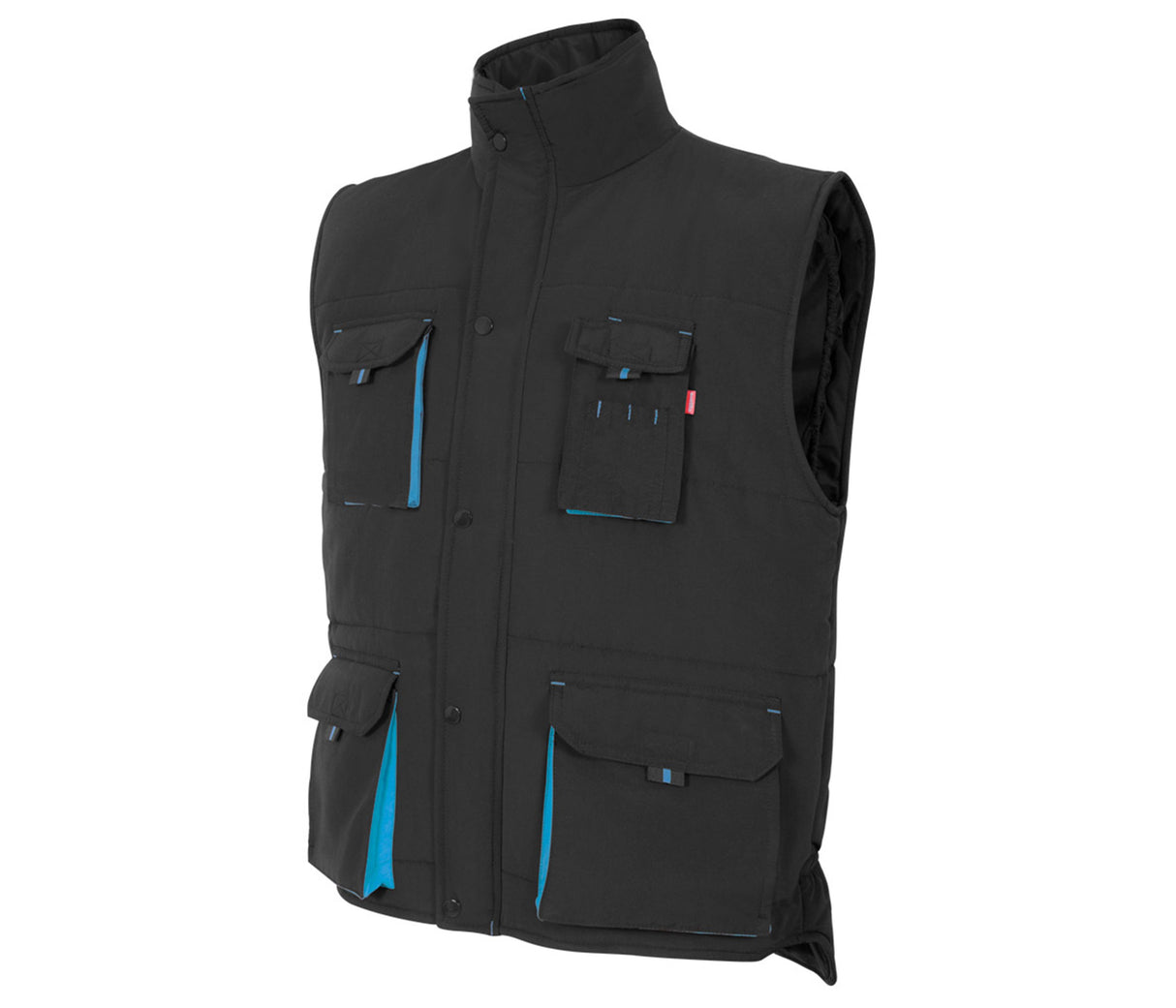 VELILLA TWO-TONE MULTI-POCKET PADDED VEST