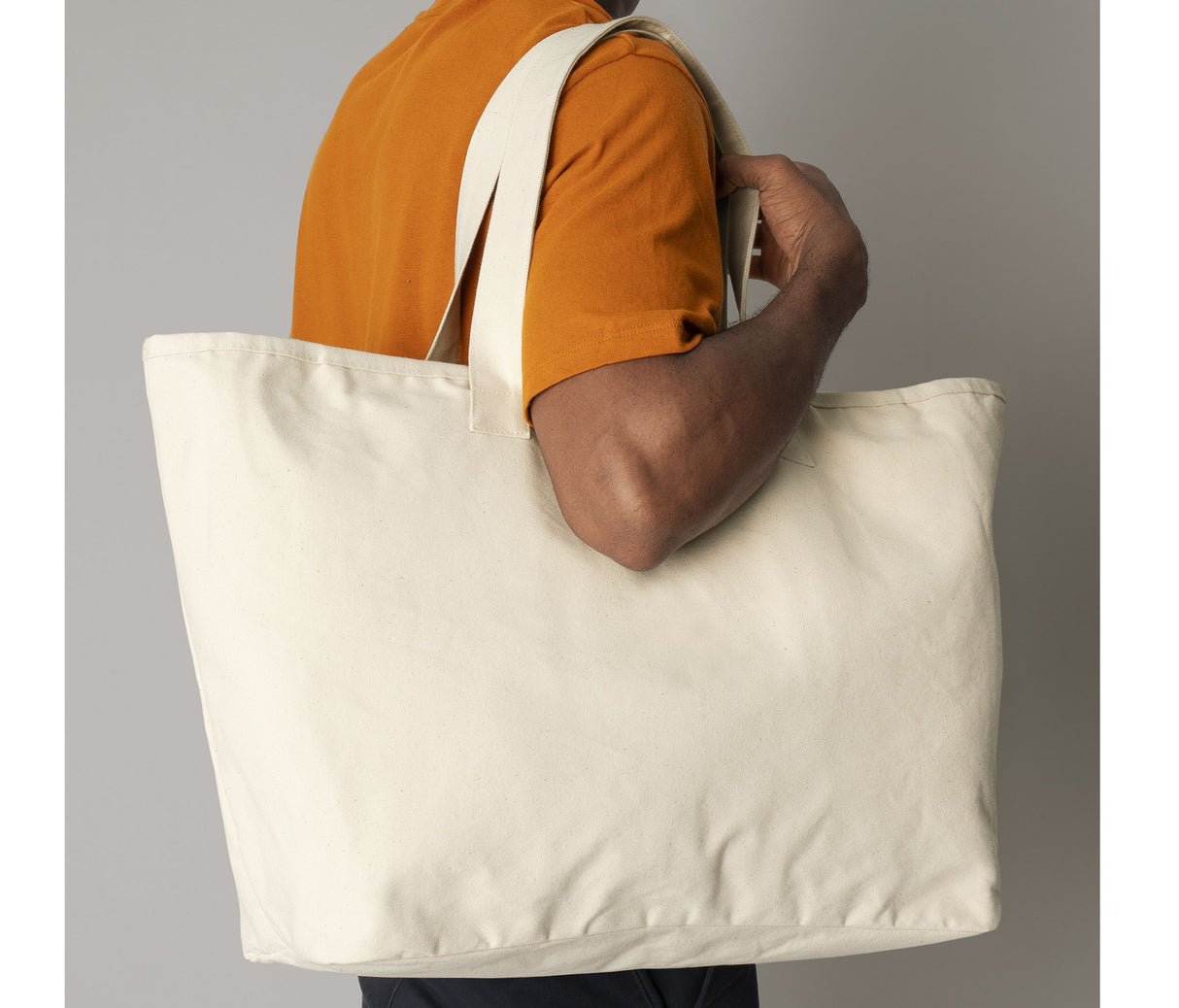 WESTFORD MILL OVERSIZED HEAVY DUTY CANVAS TOTE BAG
