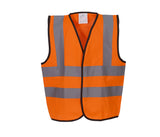 YOKO KIDS HI-VIS TWO BAND & BRACES WAISTCOAT